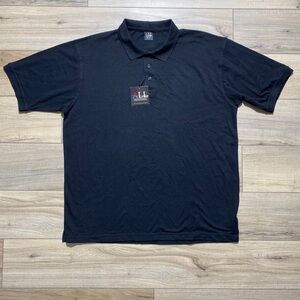 ALL WAYS‎ APPAREL Men's Short Sleeve Polo Shirt Size 2X Large Black